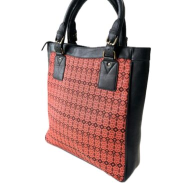 Ladies Self Textured Shoulder Bag