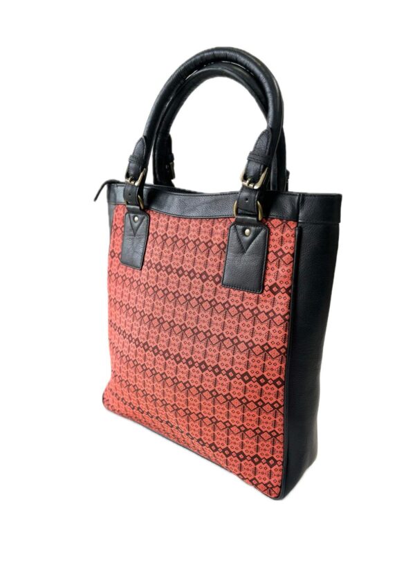 Ladies Self Textured Shoulder Bag