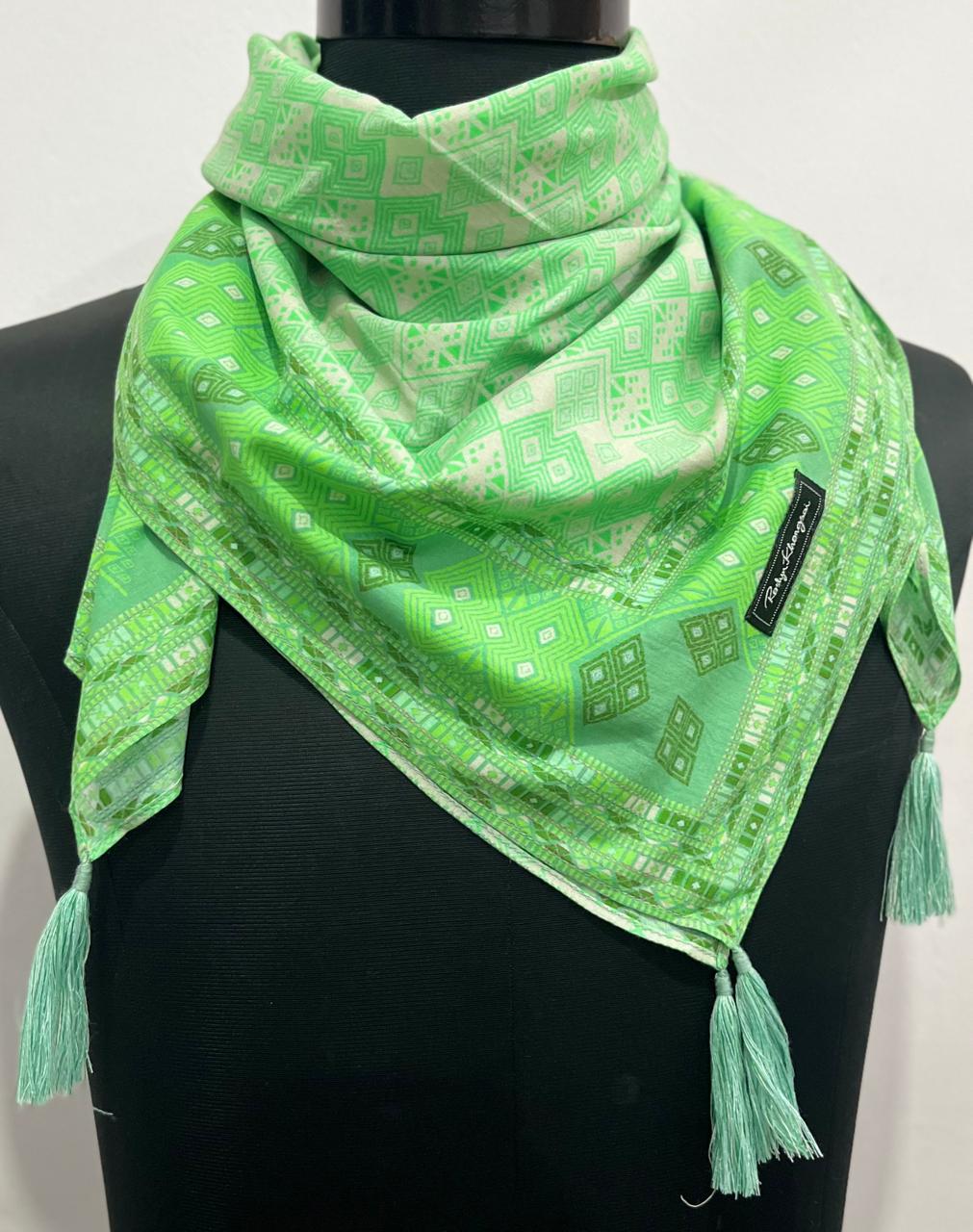 DIGITAL PRINTED HANDKERCHIF SCARF