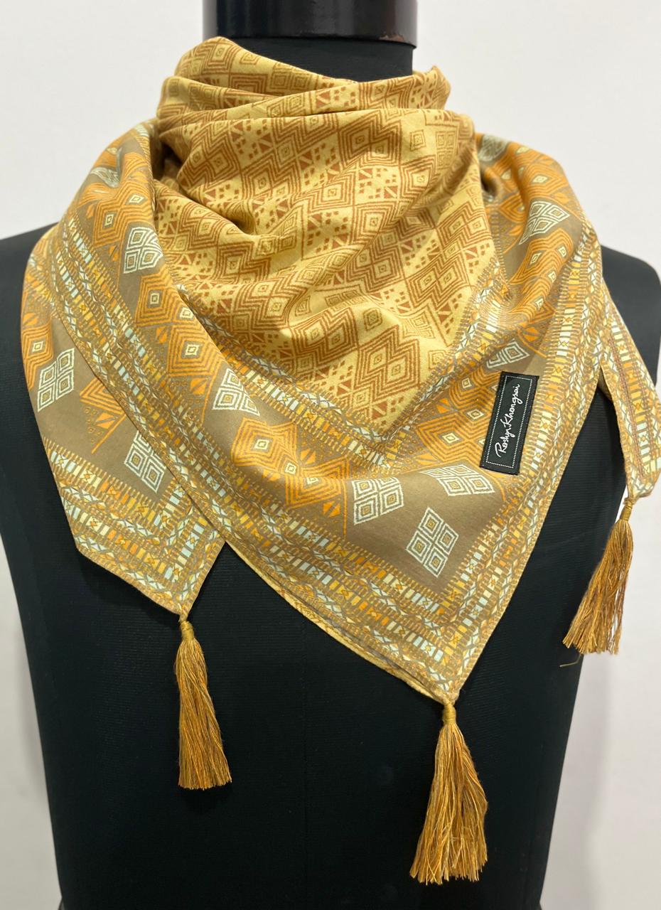 DIGITAL PRINTED HANDKERCHIF SCARF
